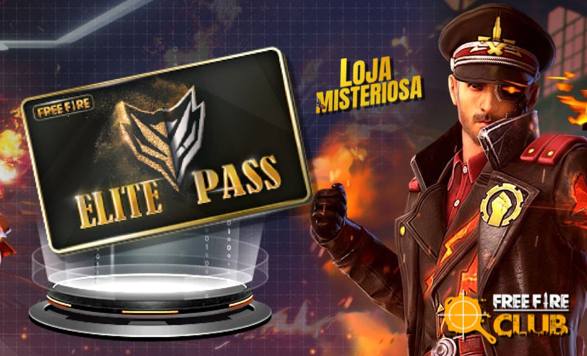 Cartão do passe de elite na Loja Misteriosa Free Fire 11 saiba tudo