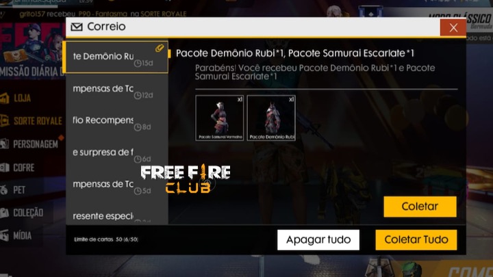 Free Fire: como resgatar os códigos de 11 de junho para obter skins e  diamantes gratuitos? - CenárioMT