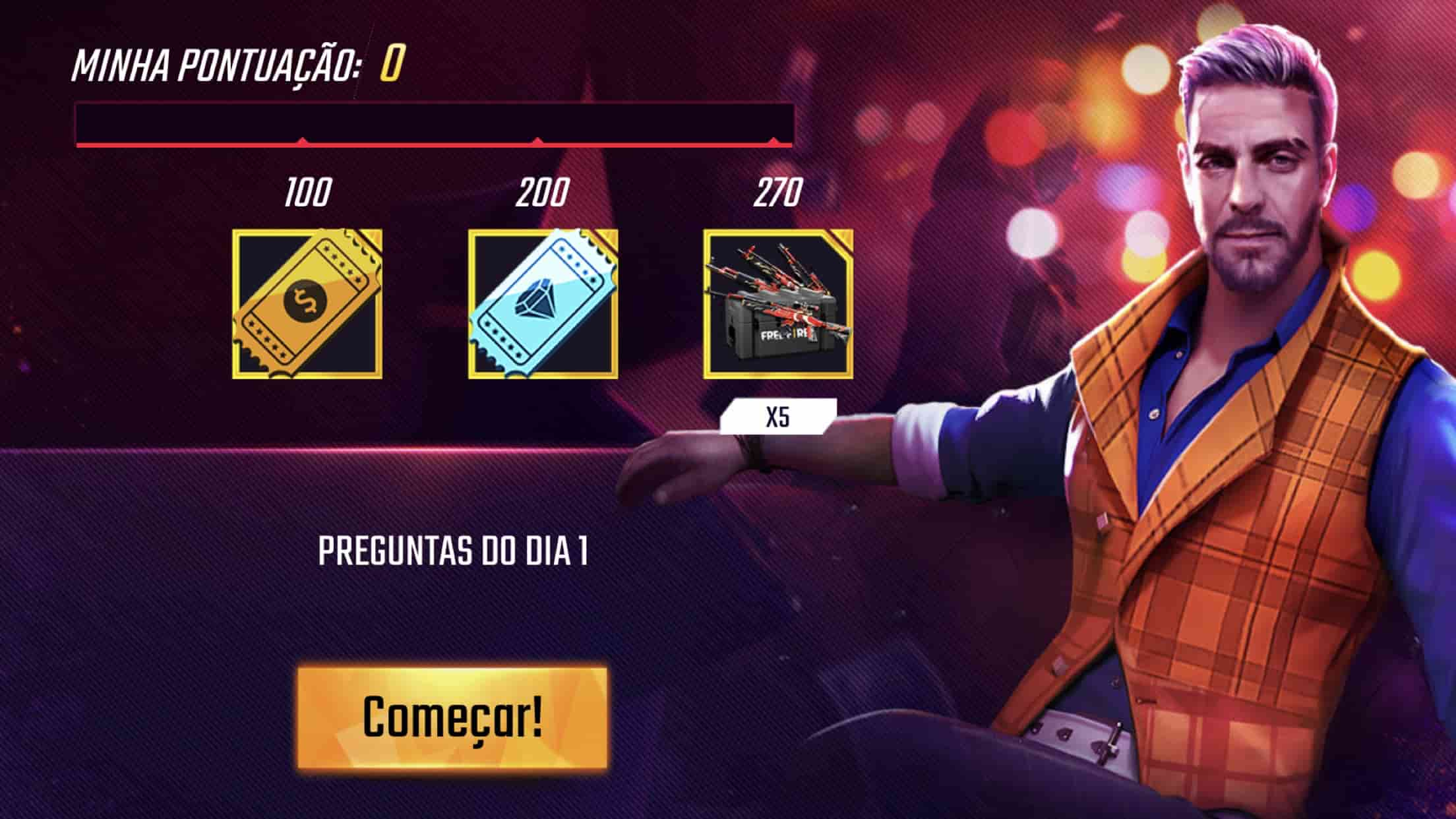 Vosse sabe jogar free fire(prova no quiz)