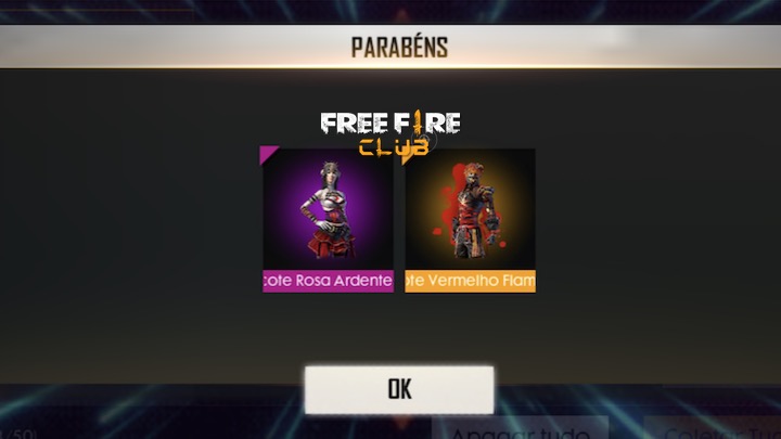 Reward free fire codigo