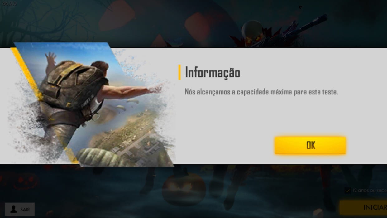 Próximo Servidor Avançado do Free Fire MAX