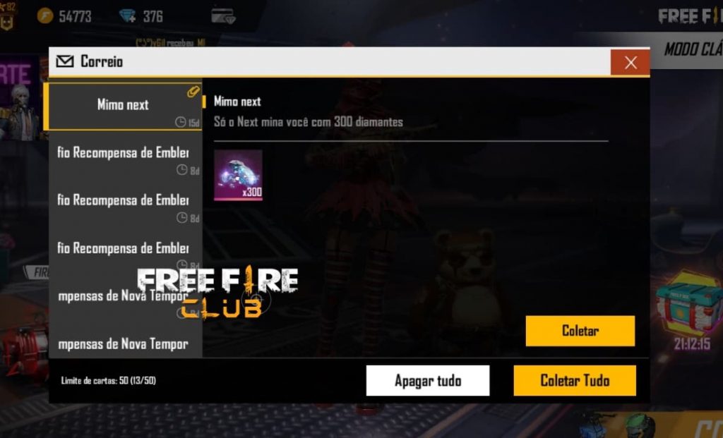 Códigos De Diamantes E Recompensas No Free Fire