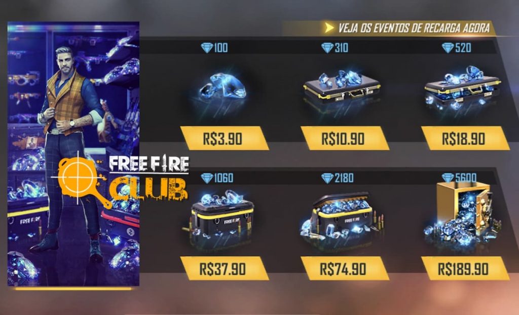 RECARGA FREE FIRE R$ 150 - Comprar em ALABASTRO STORE