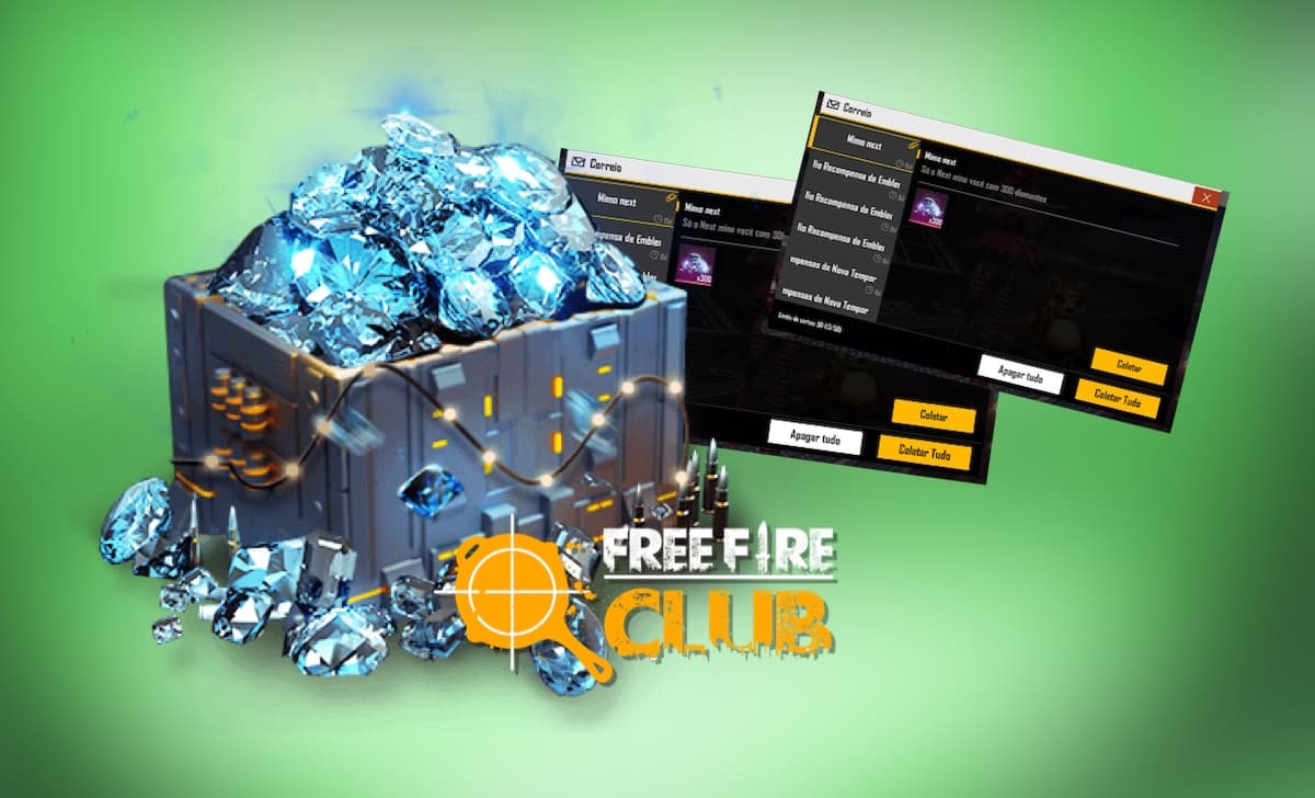 Desapego Games - Free Fire (FF) > Conta FF com 300 diamantes + 5 caixas de  armas