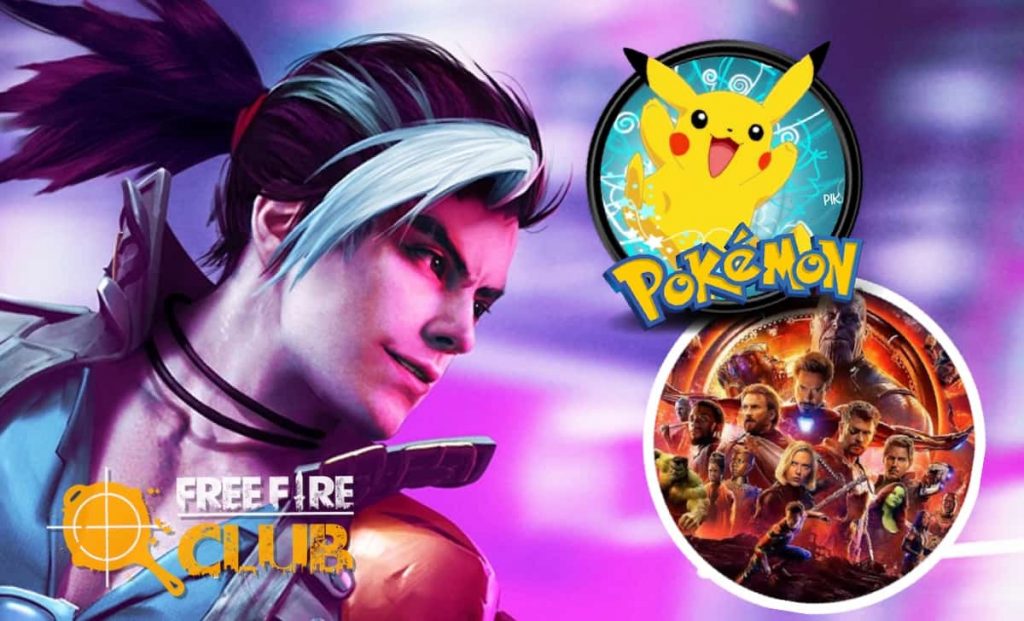 Parceria Do Free Fire Com Marvel Pokemon E Filmes Famosos