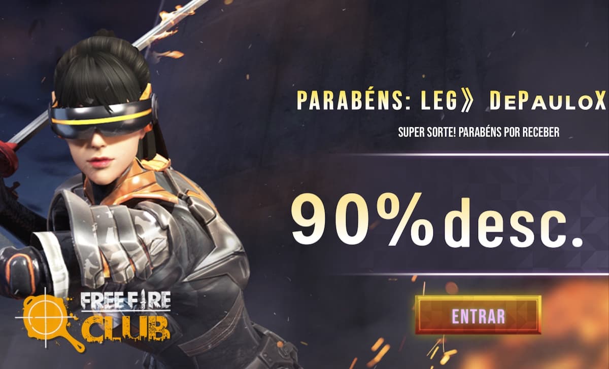 Chegou a Loja Misteriosa Free Fire 8.0: ganhe até 90% de ...