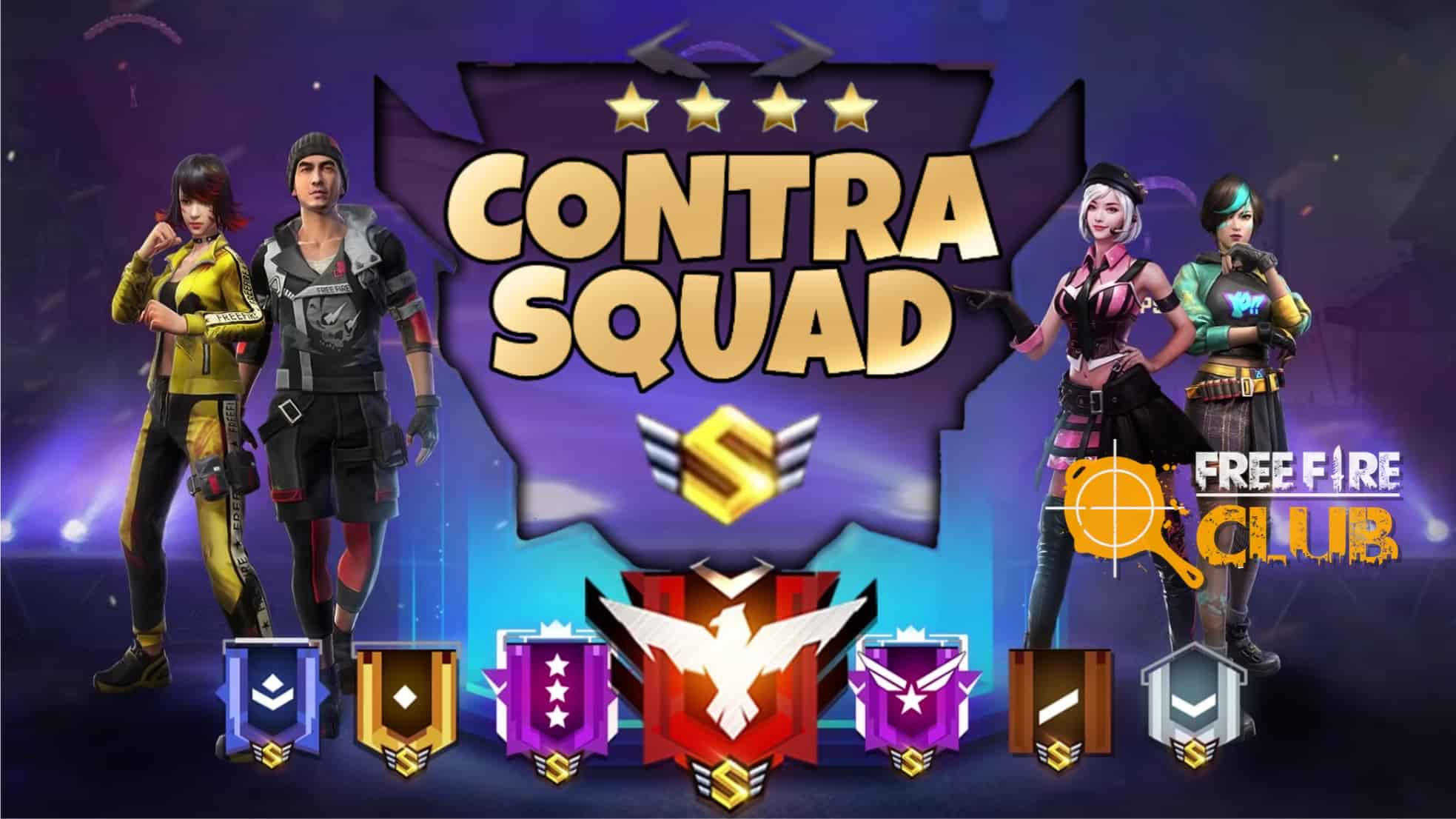 MODO RUSHADÃO!!! RANQUEADA SQUAD NO FREE FIRE 