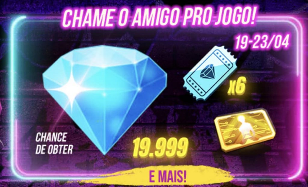 Free Fire: evento para chamar amigos de volta retorna; como ganhar