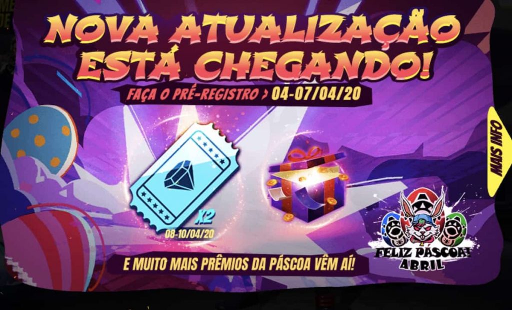 Hora de caçar! Garena Free Fire anuncia evento de Páscoa com muitas  recompensas e novidades 