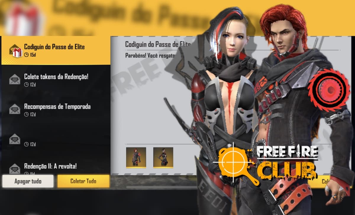 Código Free Fire: novos codiguin do Passe de Elite Setembro/2020