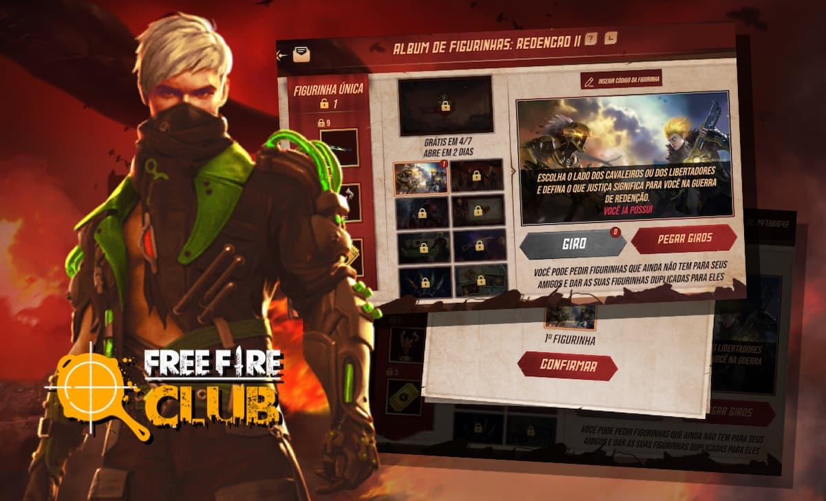 Lbum De Figurinhas Free Fire Como Ganhar E Pedir Figuras No Evento Free Fire Club