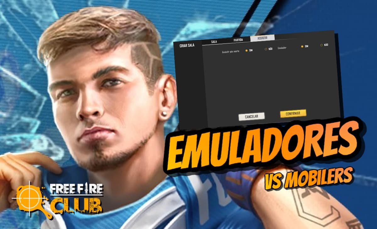 EMULADORES PARA JOGAR FREE FIRE! 