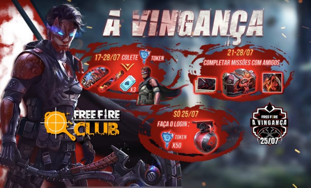 Skin do Club América no Free Fire: como pegar, data e evento