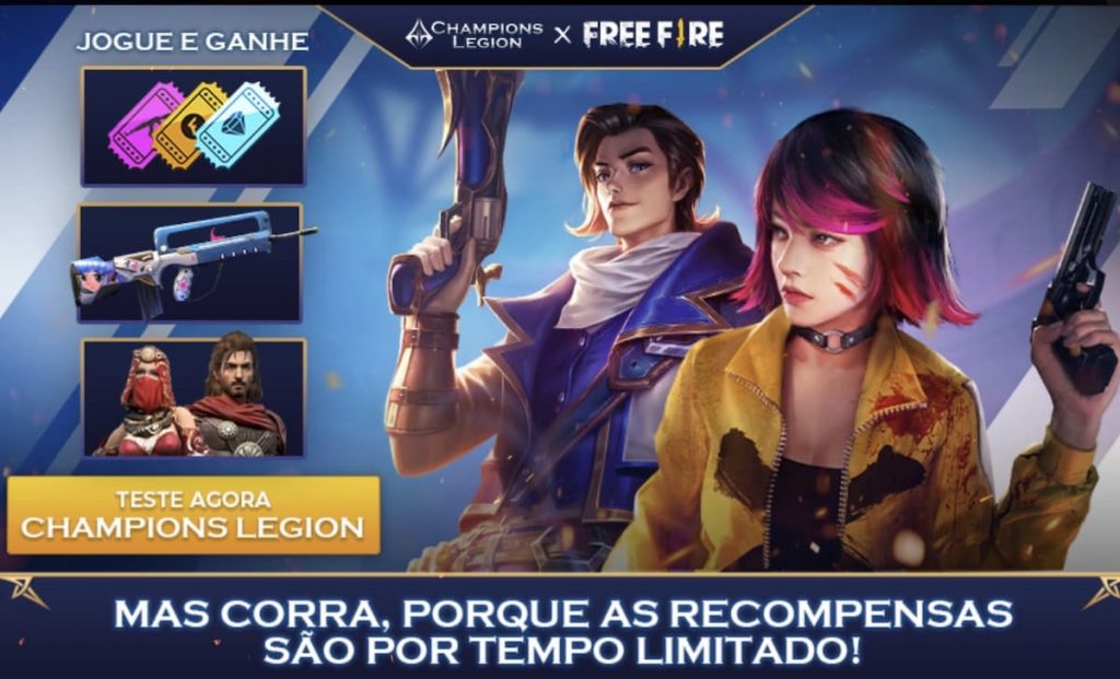 Garena Free Fire - Uma skin de casal no novo Diamante Royale! Essa