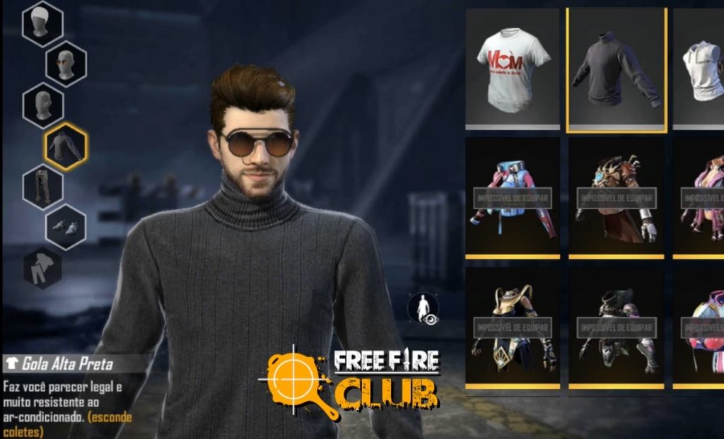 Gola alta preta Free Fire de volta em 2021: como pegar - Free Fire Club