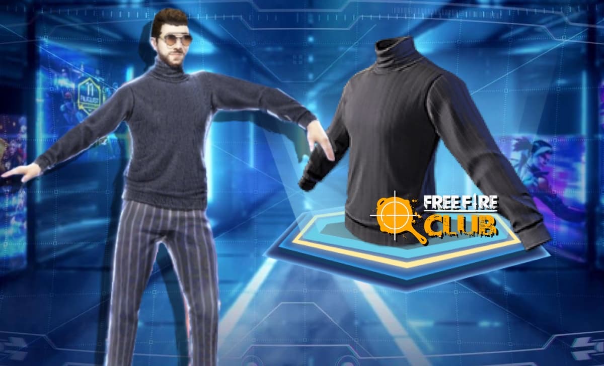 Camisa gola alta Free Fire e emote da bandeira de volta, saiba mais - Free  Fire Club