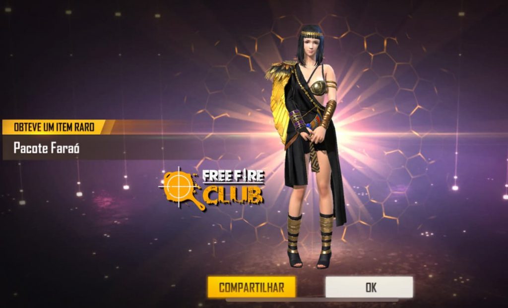 CODIGUIN FF: código Free Fire do Faraó; resgatar no rewards - Free Fire Club