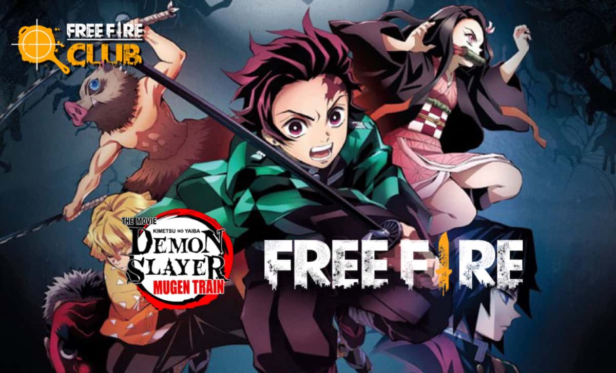 Free Fire terá uma parceria especial com Demon Slayer: Kimetsu no Yaiba -  Adrenaline