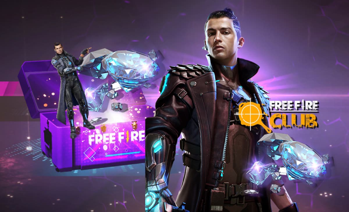 Cristiano Ronaldo no Free Fire: evento de recarga de diamantes dá