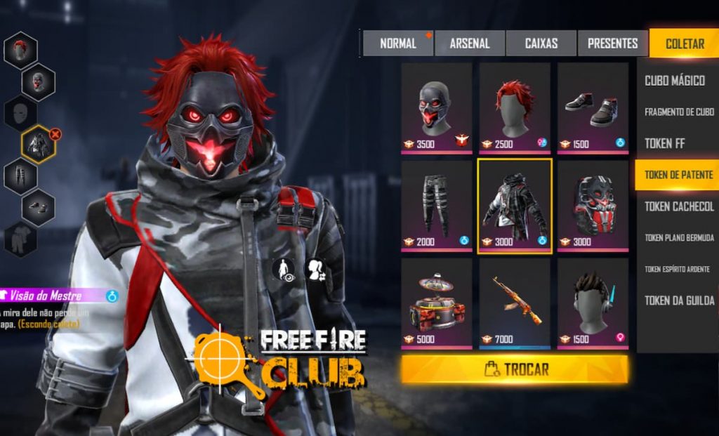 Free Fire recebe skin inédita e gratuita no Token de Rank março 2023