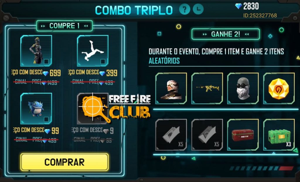 Free Fire: Combo Triplo traz itens parte da Iniciativa Cobra e mais, free  fire