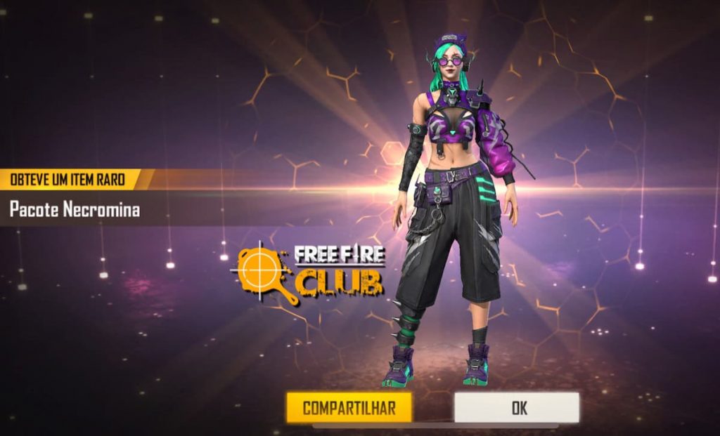 Gerador de Codiguin Free Fire - Calça Angelical, Passe de Elite