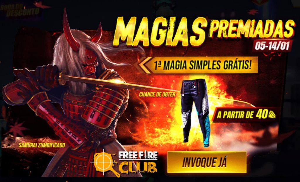 COMO PEGAR GRÁTIS GUIRIA ANGELICAL- SKIN PRISIONEIRO NO EVENTO O JOGO VIROU FREE  FIRE FIRE 