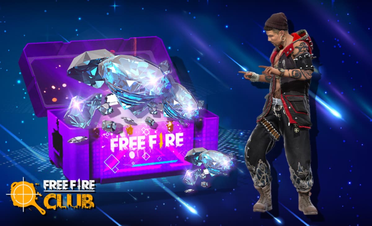 Escolha 1 de 3 no novo evento de recarga do Free Fire