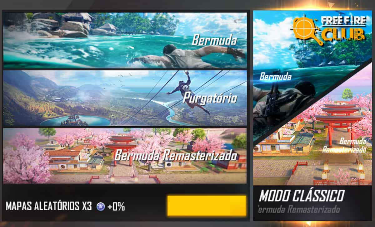 Free Fire: mapa Bermuda 2.0 está disponível no Servidor Avançado, free  fire