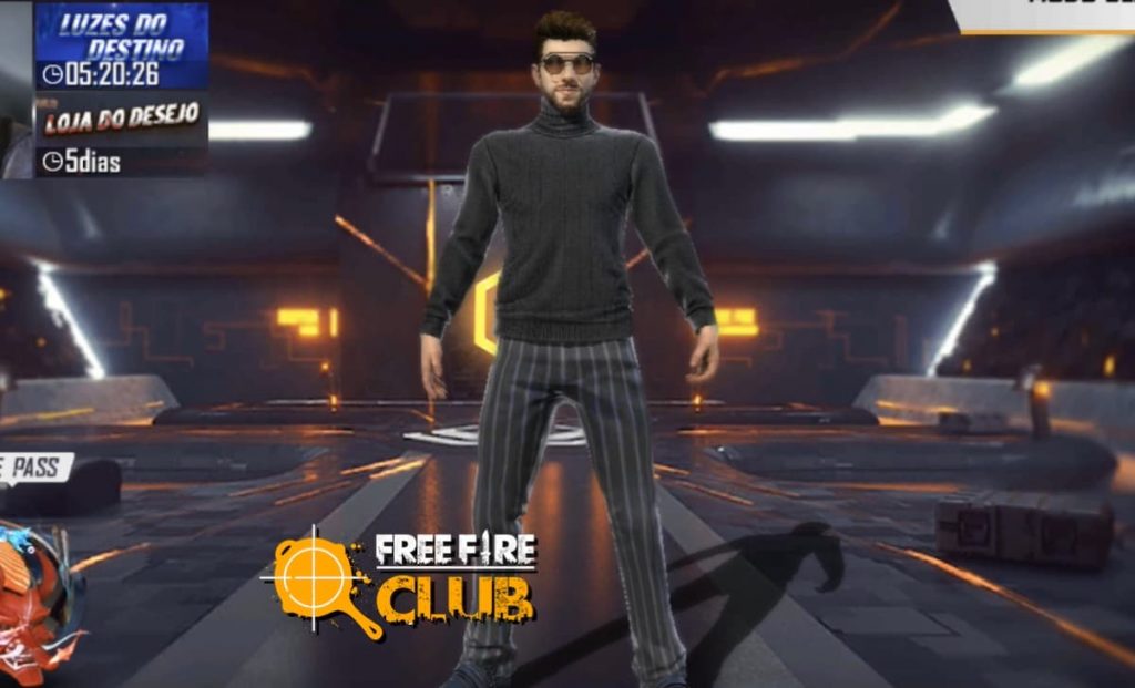 Free Fire: skin Gola Alta Preta retorna; veja como pegar, free fire