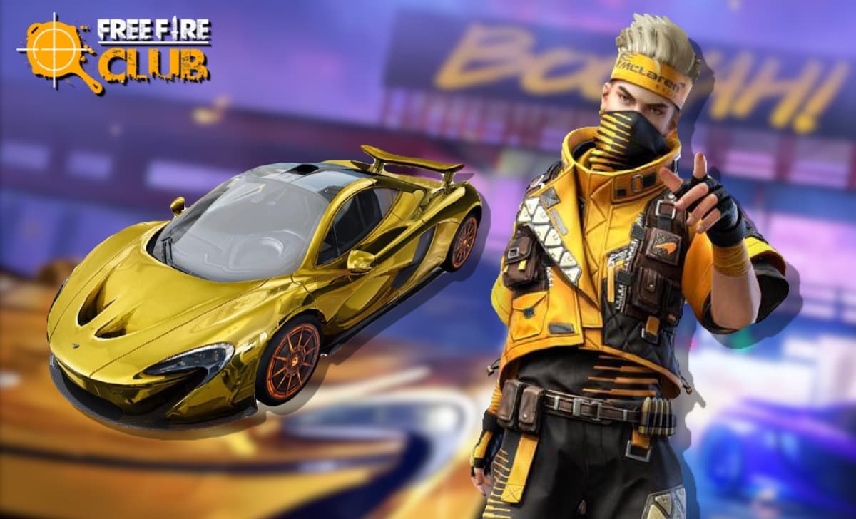 Free Fire receberá carros da McLaren e pista de corrida