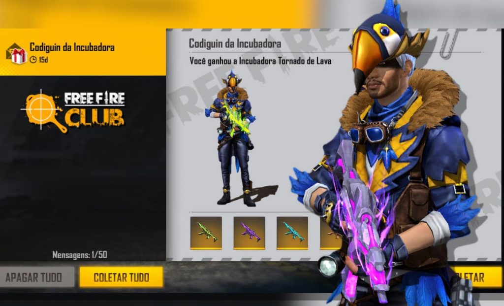 Codiguin Free Fire para 29 de outubro - CenárioMT