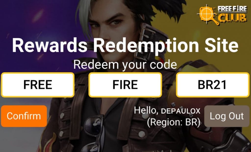 CODIGUIN FF Brasil x Colômbia: confira o código Free Fire deste