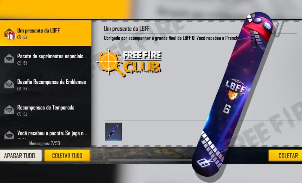 CODIGUIN FF 2021: Código Free Fire infinito da LBFF 6 no Rewards