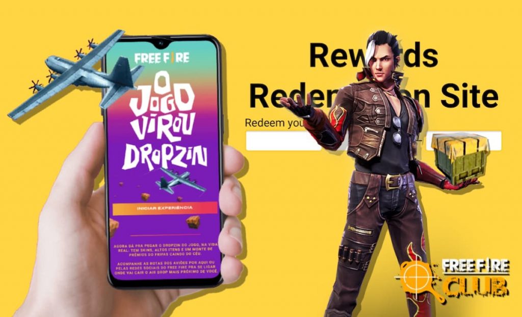 Free Fire: campanha O Jogo Virou Dropzin dá códigos para jogadores