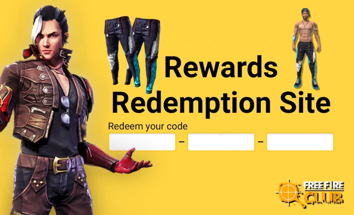 Resgatar Codiguin Infinito no site Rewards Redemption Garena Free Fire