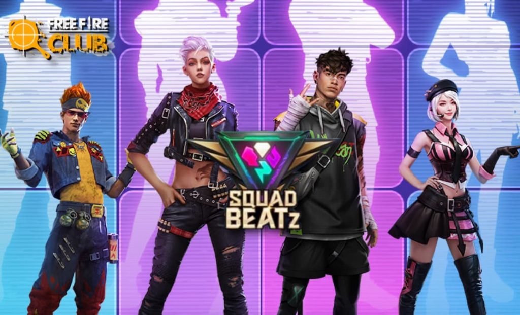 Free Fire anuncia evento Squad BEATz, com skins, músicas e recompensas