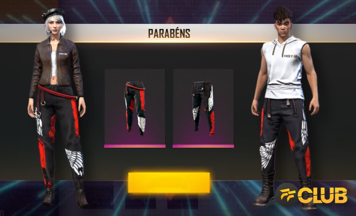 CORRE!! CÓDIGO INFINITO DO FFWS 2023, CAMISA DE TIME, CALÇA ANGELICAL, YIN  YANG, NOVIDADES FREE FIRE 