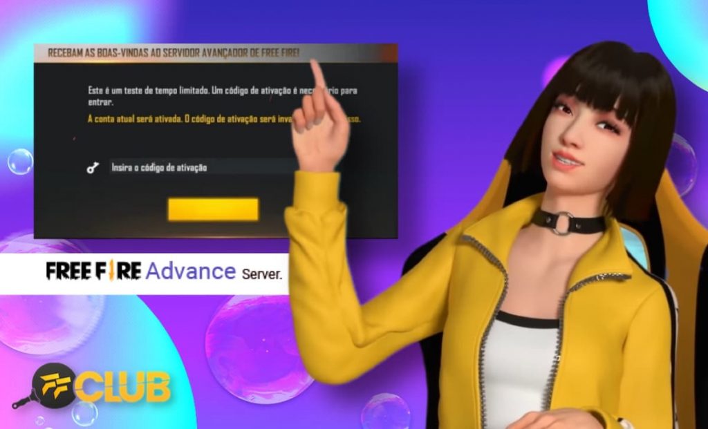 Como obter o código de ativação do Servidor Avançado Free Fire