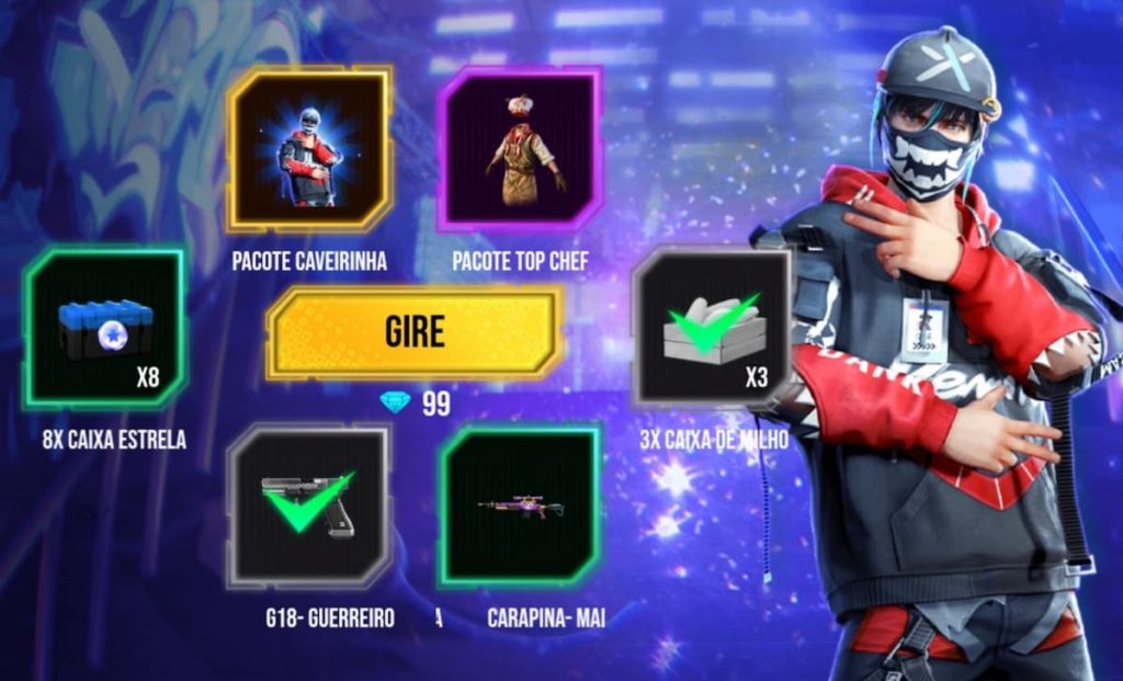 Garena Free Fire - Olha quem voltou! 🔥 Cola no Códigos Quentes que está  recheado de itens com Conjuntos, Emotes, Parede de Gel e mais!