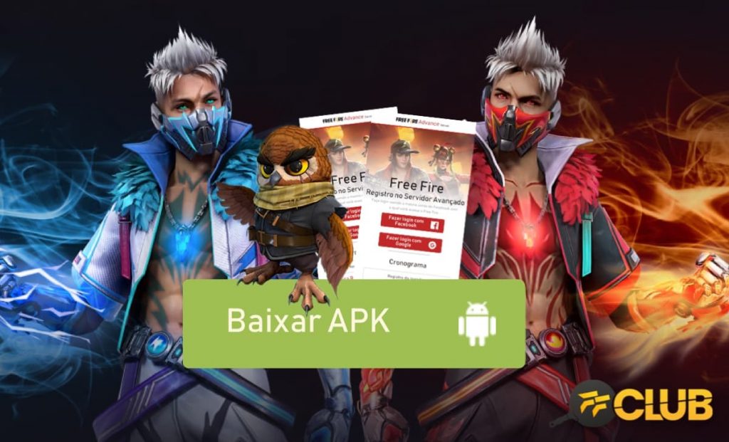 como baixar APK do Servidor Avançado de julho, free fire