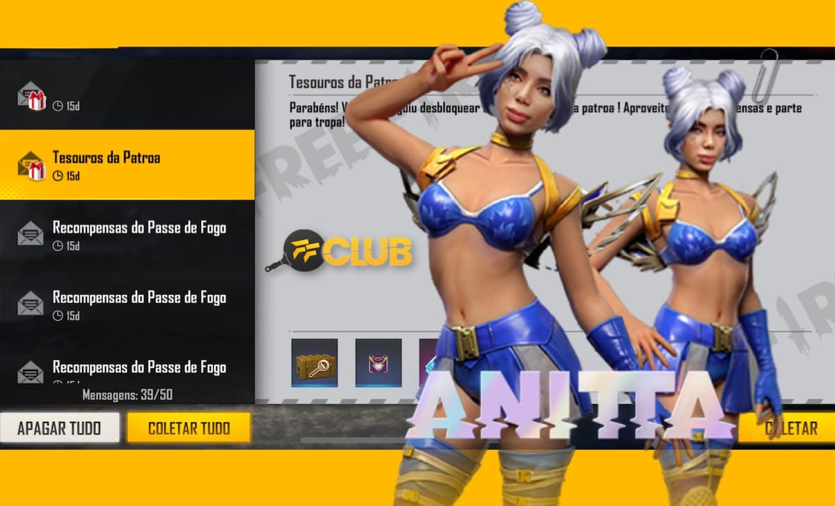 FF: Site revela codiguin infinito do lançamento da personagem de Anitta -  Pichau Arena