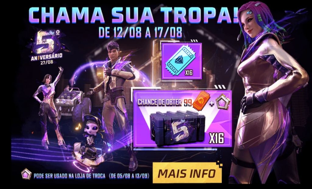 Chamar de volta Free Fire 2022: compartilhe o ID em 23 a 30 de abril - Free  Fire Club