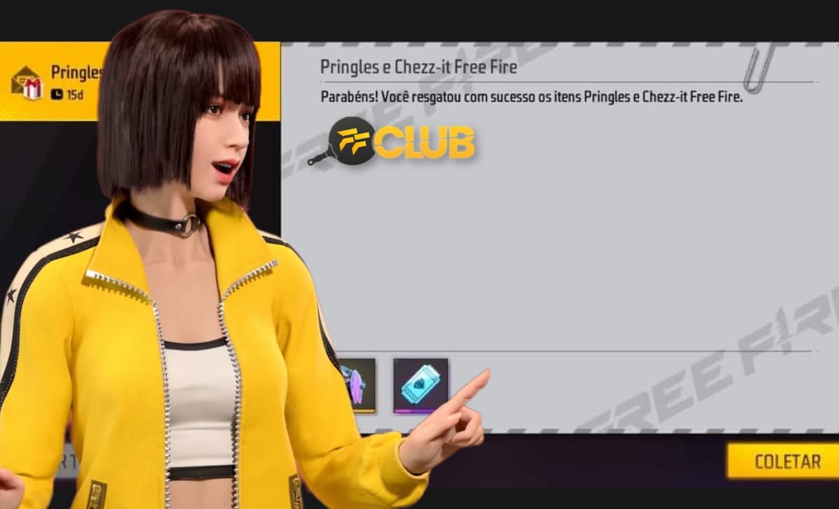 CODIGUIN FF: novos códigos Free Fire da parceria Pringles nesta sexta (15)