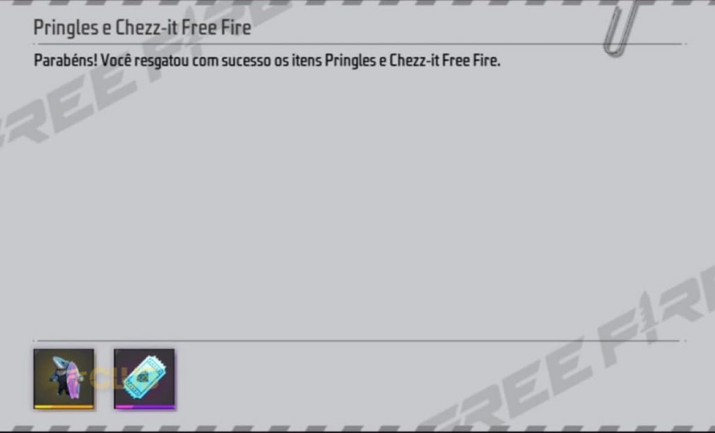 CODIGUIN FF: novos códigos Free Fire x Pringles em agosto 2023 - Free Fire  Club