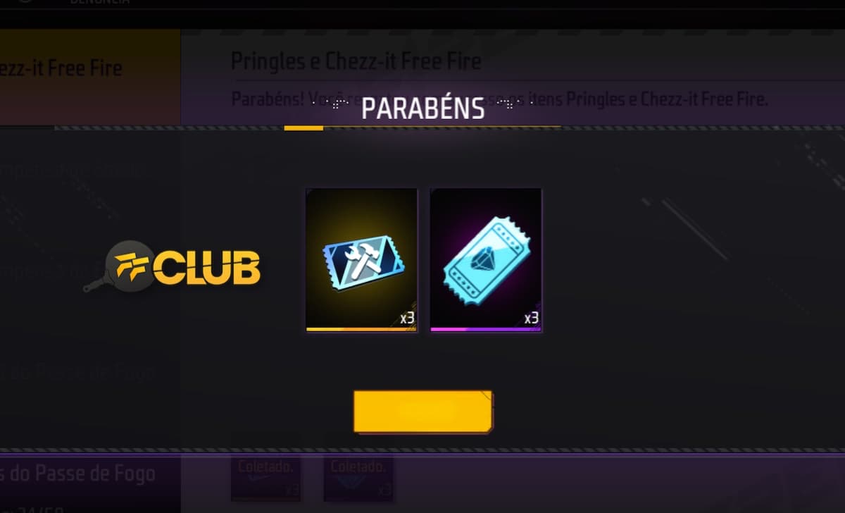 CODIGUIN FF: Free Fire libera código Pringles nesta segunda (7); Resgate no  Rewards