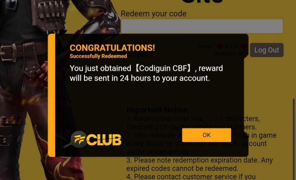 CODIGUIN: lista com 2200 códigos Free Fire para resgatar no Rewards - Free  Fire Club