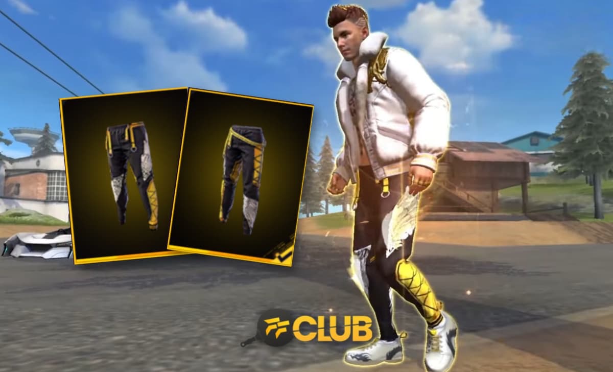 Free Fire: Calça Angelical amarela (Glamurosa e Brilhante) chega