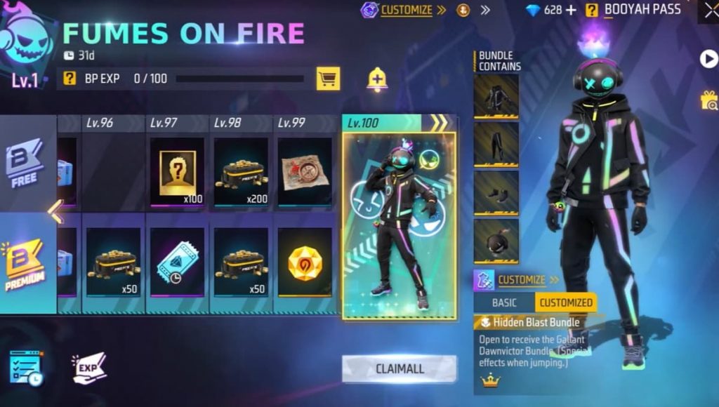 Passe Booyah Free Fire Outubro 2023: Confira as skins disponíveis e como  resgatar - PS Verso