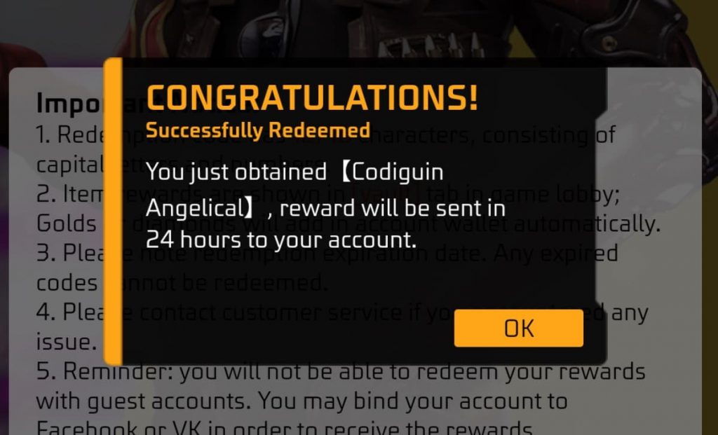 CODIGUIN da Calça Angelical: como conseguir um código válido no Free Fire